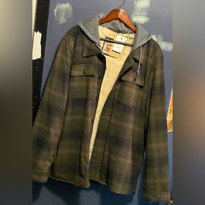 I have Levi jacket XL old school green